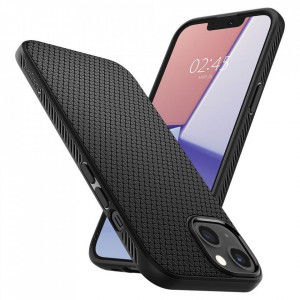 Оригинален гръб SPIGEN Liquid Air - iPhone 13 черен мат - Img 9