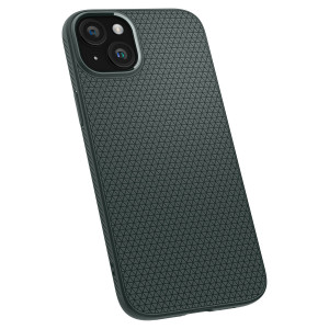 Оригинален гръб SPIGEN Liquid Air - iPhone 15 Plus Abyss Green - Img 3