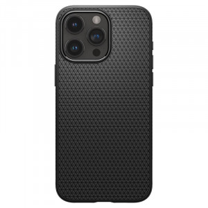 Оригинален гръб SPIGEN Liquid Air - iPhone 15 Pro черен мат - Img 17