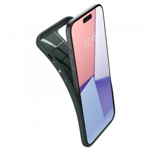 Оригинален гръб SPIGEN Liquid Air - iPhone 15 Pro Max Abyss Green - Img 16