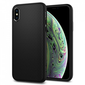 Оригинален гръб SPIGEN Liquid Air - iPhone X / XS черен мат - Img 5