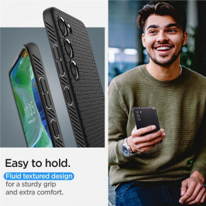 Оригинален гръб SPIGEN Liquid Air - Samsung Galaxy S23+ черен мат - Img 17