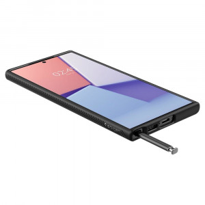 Оригинален гръб SPIGEN Liquid Air - Samsung Galaxy S23 Ultra черен мат - Img 10