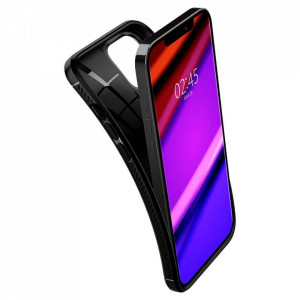 Оригинален гръб SPIGEN Rugged Armor - iPhone 12 / 12 Pro черен мат - Img 7