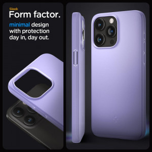 Оригинален гръб SPIGEN Thin Fit - iPhone 15 Pro Max Iris лилав - Img 12