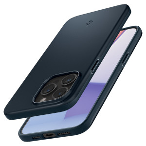 Оригинален гръб SPIGEN Thin Fit - iPhone 15 Pro Max Metal Slate - Img 7