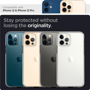 Оригинален гръб SPIGEN Ultra Hybrid - iPhone 12 / 12 Pro кристалнопрозрачен - Img 17