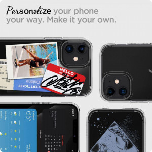 Оригинален гръб SPIGEN Ultra Hybrid - iPhone 12 mini кристалнопрозрачен - Img 10