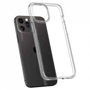 Оригинален гръб SPIGEN Ultra Hybrid - iPhone 12 Pro Max кристалнопрозрачен - Img 5