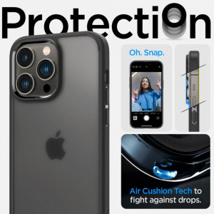 Оригинален гръб SPIGEN Ultra Hybrid - iPhone 14 Pro черен - Img 9