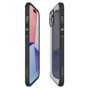 Оригинален гръб SPIGEN Ultra Hybrid - iPhone 15 Plus Frost Black - Img 3
