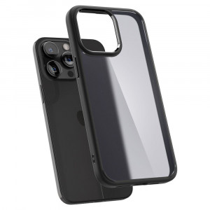 Оригинален гръб SPIGEN Ultra Hybrid - iPhone 15 Pro Max Frost Black - Img 5