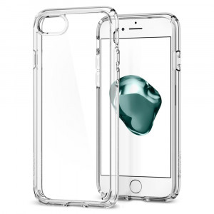 Оригинален гръб SPIGEN Ultra Hybrid - iPhone 7 / 8 кристалнопрозрачен - Img 13