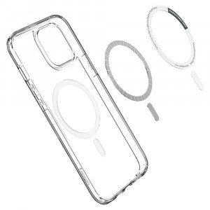 Оригинален гръб SPIGEN Ultra Hybrid MagSafe - iPhone 12 Pro Max бял - Img 16