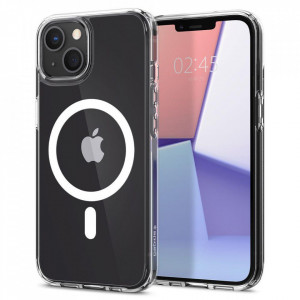 Оригинален гръб SPIGEN Ultra Hybrid MagSafe - iPhone 13 бял - Img 2