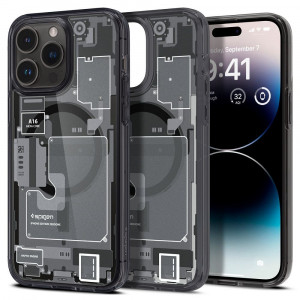 Оригинален гръб SPIGEN Ultra Hybrid MagSafe - iPhone 14 Pro сив - Img 3