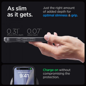 Оригинален гръб SPIGEN Ultra Hybrid MagSafe - iPhone 15 Pro Zero One - Img 13
