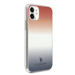 Оригинален гръб US POLO Gradient USHCN61TRDGRB - iPhone 11 син / червен - Img 5