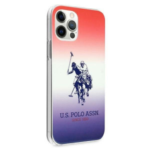 Оригинален гръб US POLO Gradient USHCP12LPCDGBR - iPhone 12 Pro Max многоцветен - Img 3