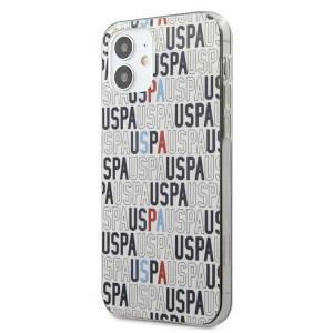 Оригинален гръб US POLO Logo Mania USHCP12SPCUSPA6 - iPhone 12 mini бял - Img 2