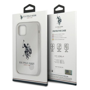 Оригинален гръб US POLO Silicone USHCP12LSLHRWH - iPhone 12 Pro Max бял - Img 8