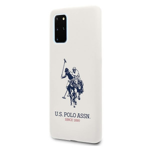 Оригинален гръб US POLO Silicone USHCS67SLHRWH - Samsung Galaxy S20+ / S20+ 5G бял - Img 2