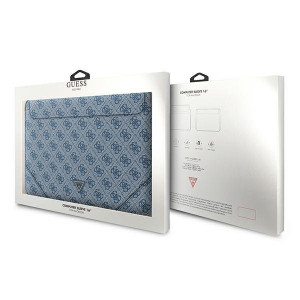 Оригинален калъф за лаптоп GUESS 4G Uptown Triangle Logo GUCS16P4TB 16" син - Img 4
