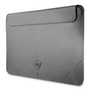 Оригинален калъф за лаптоп GUESS Saffiano Triangle Logo GUCS16PSATLG 16" сив - Img 2