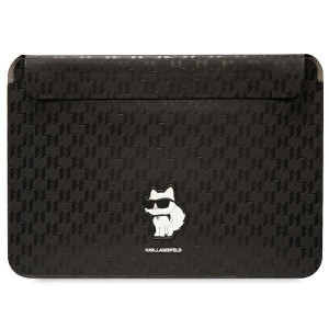 Оригинален калъф за лаптоп KARL LAGERFELD Saffiano Monogram Choupette KLCS16SAKHPCK 16" черен - Img 1