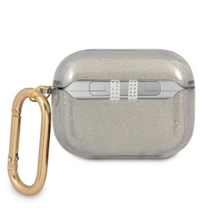 Оригинален калъф за слушалки GUESS Glitter GUAPUCG4GK - AirPods Pro черен - Img 2