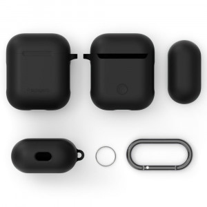 Оригинален калъф за слушалки SPIGEN - AirPods черен - Img 11