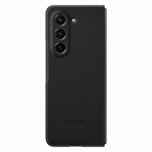 Оригинален калъф от еко кожа със защита на сгъвката SAMSUNG PU Leather - Samsung Galaxy Z Fold5 черен - Img 5