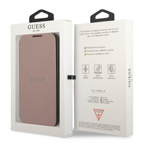 Оригинален калъф тип книга GUESS Saffiano Stripe GUBKS22MPSASBPI - Samsung Galaxy S22+ розов - Img 7