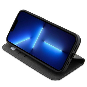 Оригинален калъф тип книга KARL LAGERFELD Saffiano Monogram KLBKP14XSAKLHPK - iPhone 14 Pro Max черен - Img 6