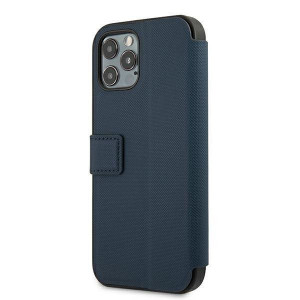 Оригинален калъф тип книга US POLO Polo Embroidery USFLBKP12LPUGFLNV - iPhone 12 Pro Max тъмносив - Img 5