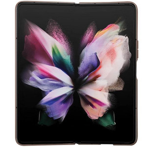 Оригинален калъф GUESS Leather 4G Triangle Strass - Samsung Galaxy Z Fold5 кафяв - Img 6