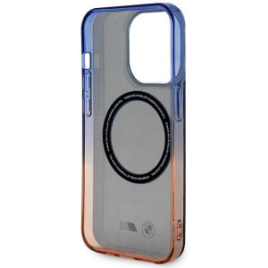 Оригинален твърд гръб BMW Gradient Bumper MagSafe BMHMP14LHTGE - iPhone 14 Pro сив - Img 7