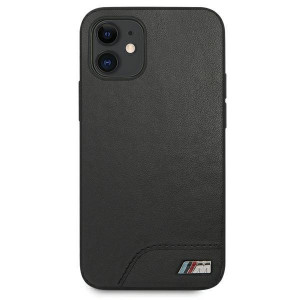 Оригинален твърд гръб BMW M Collection Smooth PU BMHCP12SMHOLBK - iPhone 12 mini черен - Img 3