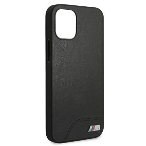 Оригинален твърд гръб BMW M Collection Smooth PU BMHCP12SMHOLBK - iPhone 12 mini черен - Img 8