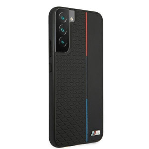 Оригинален твърд гръб BMW M Collection Triangles BMHCS22MTRTBK - Samsung Galaxy S22+ черен - Img 4