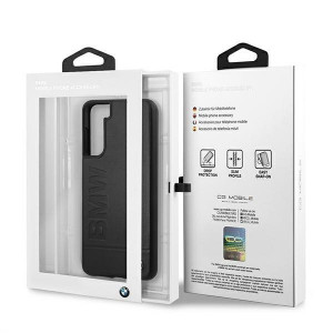 Оригинален твърд гръб BMW Signature Logo Imprint BMHCS21MSLLBK - Samsung Galaxy S21+ 5G черен - Img 8