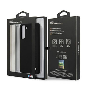 Оригинален твърд гръб BMW Silicone M BMHCS21MMSILBK - Samsung Galaxy S21+ 5G черен - Img 8
