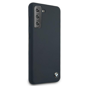 Оригинален твърд гръб BMW Silicone Signature BMHCS21MSILNA - Samsung Galaxy S21+ 5G тъмносин - Img 4