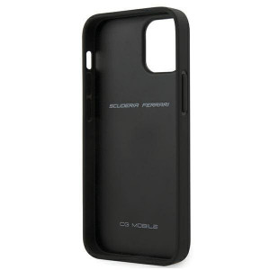 Оригинален твърд гръб FERRARI Off Track Perforated FEOGOHCP12SRE - iPhone 12 mini червен - Img 4