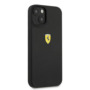 Оригинален твърд гръб FERRARI Silicone FESSIHCP13MBK - iPhone 13 черен - Img 4