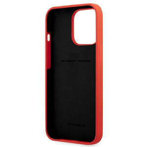 Оригинален твърд гръб FERRARI Silicone FESSIHCP13XRE - iPhone 13 Pro Max червен - Img 7