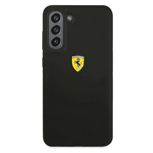 Оригинален твърд гръб FERRARI Silicone FESSIHCS21FBK - Samsung Galaxy S21 FE 5G черен - Img 3