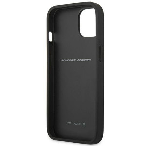 Оригинален твърд гръб FERRARI Track Carbon Stripe FESAXHCP13SBK - iPhone 13 mini черен - Img 7