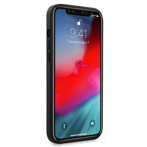 Оригинален твърд гръб FERRARI Track Perforated FESPEHCP12LBK - iPhone 12 Pro Max черен - Img 4