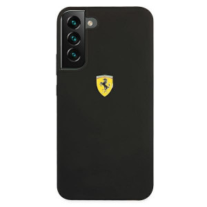 Оригинален твърд гръб FERRARI Track Silicone FESSIHCS22SBK - Samsung Galaxy S22 черен - Img 3